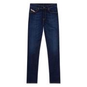 Diesel Tapered Jeans - D-Finitive Style Blue, Herr