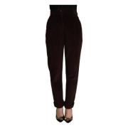 Dolce & Gabbana Slim-fit Trousers Red, Dam