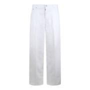 Haikure Wide Trousers White, Dam