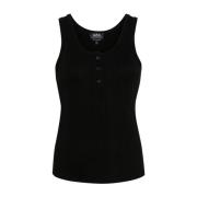 A.p.c. Sleeveless Tops Black, Dam