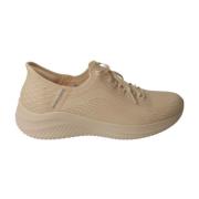 Skechers Naturliga Ultra Flex Dam Sneakers Beige, Dam