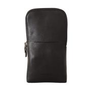 Dolce & Gabbana Svart läder multi kit plånbok Black, Herr