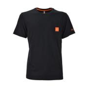 Sun68 Svart Pocket Logo Fluo T-shirt Black, Herr