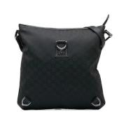 Gucci Vintage Pre-owned Canvas gucci-vskor Black, Dam