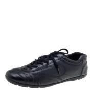 Prada Vintage Pre-owned Laeder sneakers Black, Dam