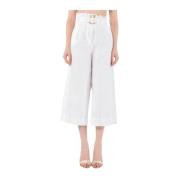 Pinko Cropped Trousers White, Dam