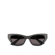 Alexander McQueen Sunglasses Black, Dam