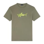 Paul & Shark T-Shirts Green, Herr