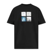 Ader Error T-shirt med logotyp Black, Unisex