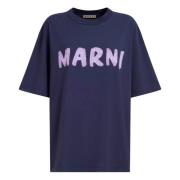 Marni Stiliga T-shirts och Polos Blue, Dam