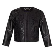 Liu Jo Leather Jackets Black, Dam