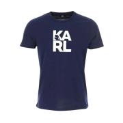 Karl Lagerfeld T-Shirts Blue, Herr
