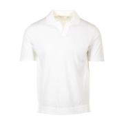 Filippo De Laurentiis Vit Skipper Polo T-shirts White, Herr