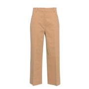 Pinko Cropped Trousers Brown, Dam