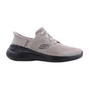 Skechers Stilren Herrsneaker för Avslappnade Outfits Gray, Herr