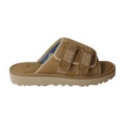 UGG Beige Velour Herrsandal Beige, Herr