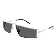 Saint Laurent Iconic Rectangular Sunglasses SL 606 006 Gray, Herr