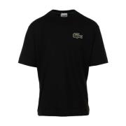 Lacoste Klassisk Svart T-shirt för Män Black, Herr