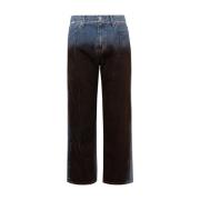 Noma t.d. Straight Jeans Brown, Dam