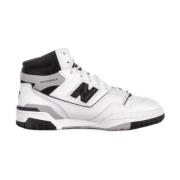 New Balance Vita Läder Sneakers Logodetalj White, Dam
