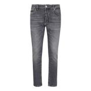 Philipp Plein Slim-fit Jeans Gray, Herr