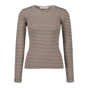 Sofie Schnoor Long Sleeve Tops Brown, Dam