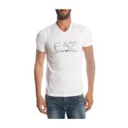Emporio Armani EA7 Casual Logo T-shirt White, Herr