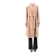 Tagliatore Beige Jackor Kappor för Kvinnor Aw23 Beige, Dam