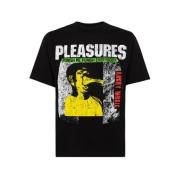 Pleasures T-Shirts Black, Herr