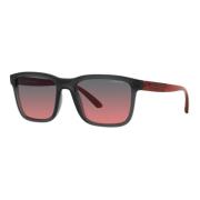 Arnette Lebowl Sunglasses Transparent Grey/Red Black Shaded Multicolor...