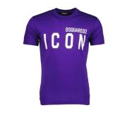 Dsquared2 T-Shirts Purple, Herr