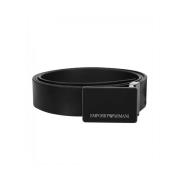 Emporio Armani Belts Black, Herr