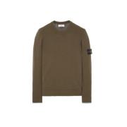 Stone Island Round-neck Knitwear Green, Herr