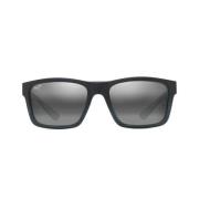 Maui Jim The Flats 897-02 Black w/Teal Stripes Sunglasses Black, Unise...