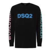 Dsquared2 WorldWide Långärmad Svart Herrskjorta Black, Herr