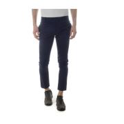 Daniele Alessandrini Cropped Trousers Blue, Herr