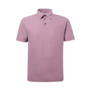 Zanone Polo Shirts Pink, Herr