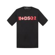 Dsquared2 T-Shirts Black, Herr