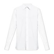 Givenchy Logo-broderad skjorta White, Herr
