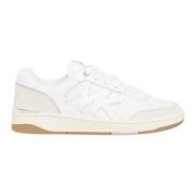 Michael Kors Enkel Snörning Rebel Sneakers White, Herr