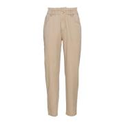 Only Slim-fit Trousers Beige, Dam