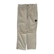 C.p. Company Cropped Trousers Beige, Herr