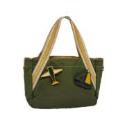 Prada Vintage Pre-owned Nylon prada-vskor Green, Dam