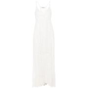 Twinset Maxi Dresses White, Dam