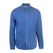 PS By Paul Smith Blouses Shirts Blue, Herr