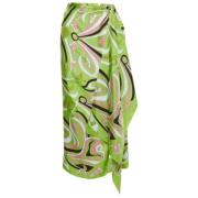Emilio Pucci Pre-owned Pre-owned Silke nederdelar Green, Dam