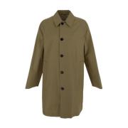 Burberry Single-Breasted Coats Brown, Herr