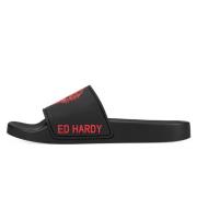 Ed Hardy Sneakers Black, Herr