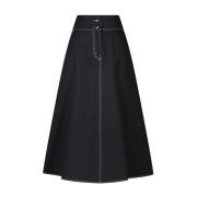 Max Mara Midi Skirts Black, Dam