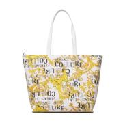 Versace Jeans Couture Tote Bags White, Dam